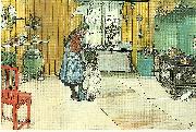 Carl Larsson koket oil painting on canvas